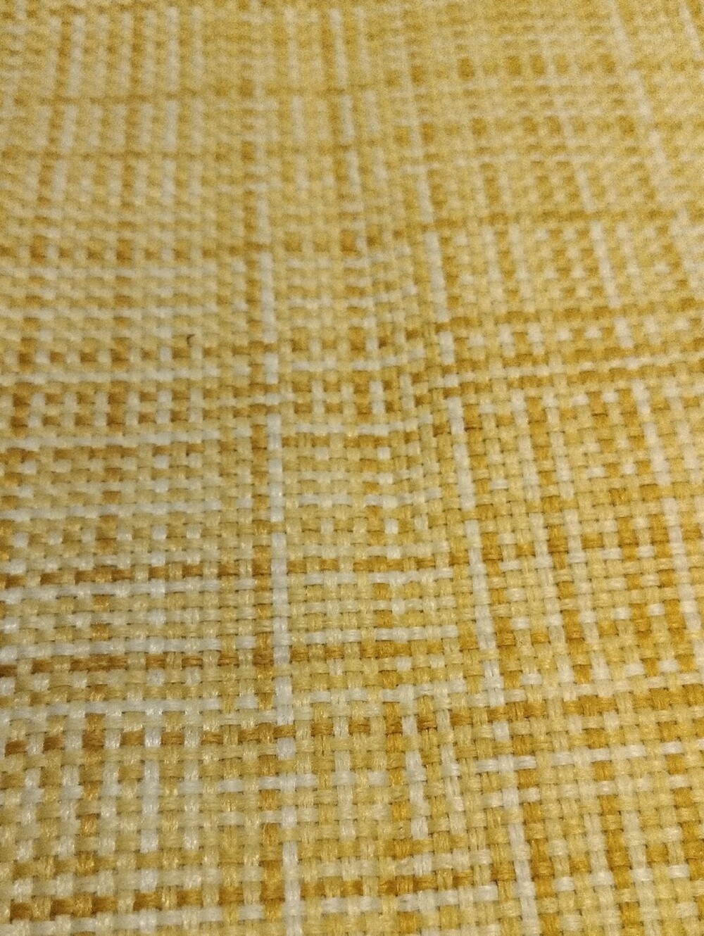 Pair Of Yellow Woven Outdoor Pillow Cover 11.5" X 11.5" - Picture 4 of 10